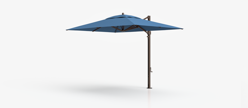 Frankford Aurora Cantilever Umbrella - Aluminum - 8.5' x 11' Rectangle