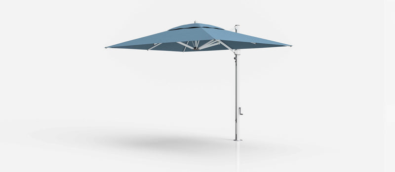 Frankford Aurora Cantilever Umbrella - Aluminum - 8.5' x 11' Rectangle