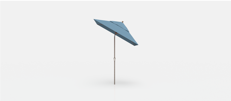 Frankford Monterey Fiberglass Market - Crank Lift Auto Tilt - 6.5' Square