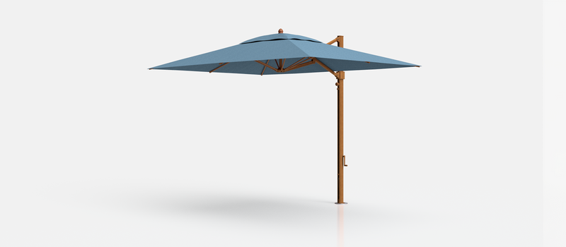 Frankford Aurora Cantilever Umbrella - Fiberglass - 8.5' x 11' Rectangle