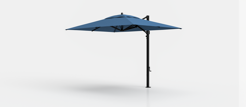 Frankford Aurora Cantilever Umbrella - Aluminum - 8.5' x 11' Rectangle