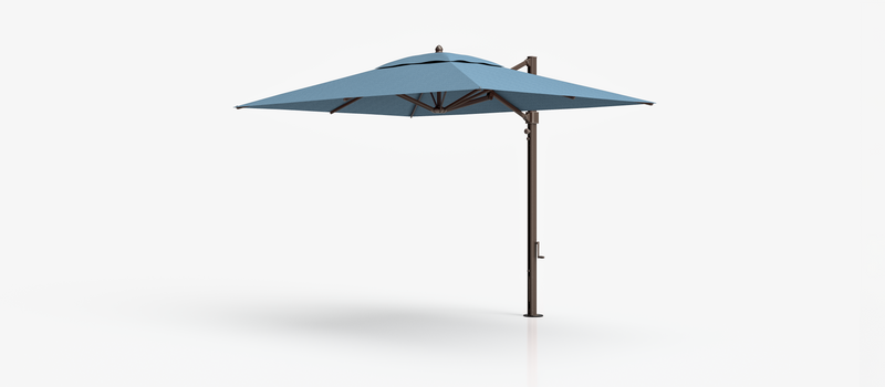 Frankford Aurora Cantilever Umbrella - Aluminum - 8.5' x 11' Rectangle