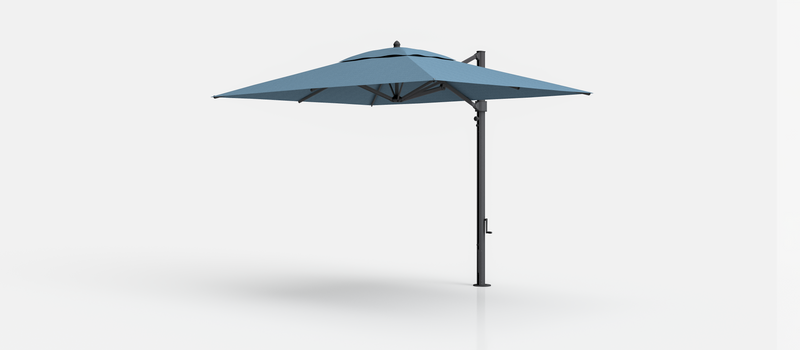 Frankford Aurora Cantilever Umbrella - Aluminum - 8.5' x 11' Rectangle