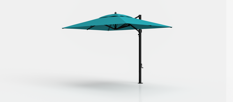 Frankford Aurora Cantilever Umbrella - Aluminum - 8.5' x 11' Rectangle