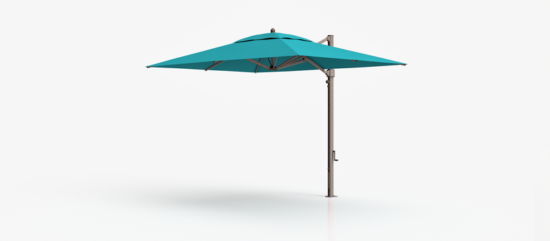 Frankford Aurora Cantilever Umbrella - Aluminum - 8.5' x 11' Rectangle