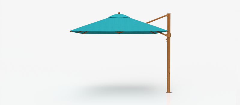 Frankford Aurora Cantilever Umbrella - Aluminum - 10' Square