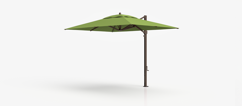 Frankford Aurora Cantilever Umbrella - Aluminum - 8.5' x 11' Rectangle