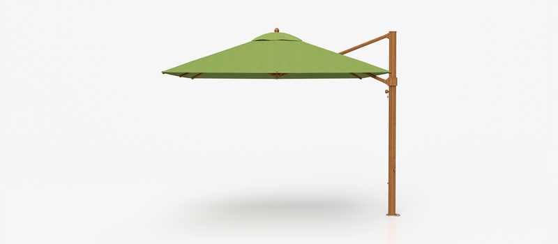 Frankford Aurora Cantilever Umbrella - Aluminum - 10' Square