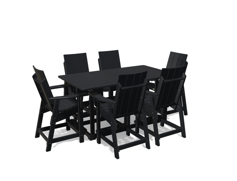 Krahn 6' Bistro Table with 6 Chairs - Deluxe