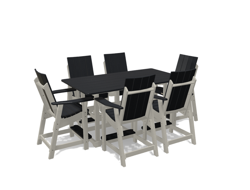 Krahn 6' Bistro Table with 6 Chairs - Deluxe