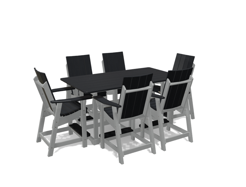 Krahn 6' Bistro Table with 6 Chairs - Deluxe