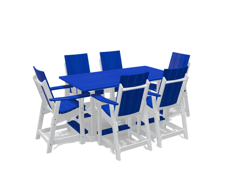 Krahn 6' Bistro Table with 6 Chairs - Deluxe