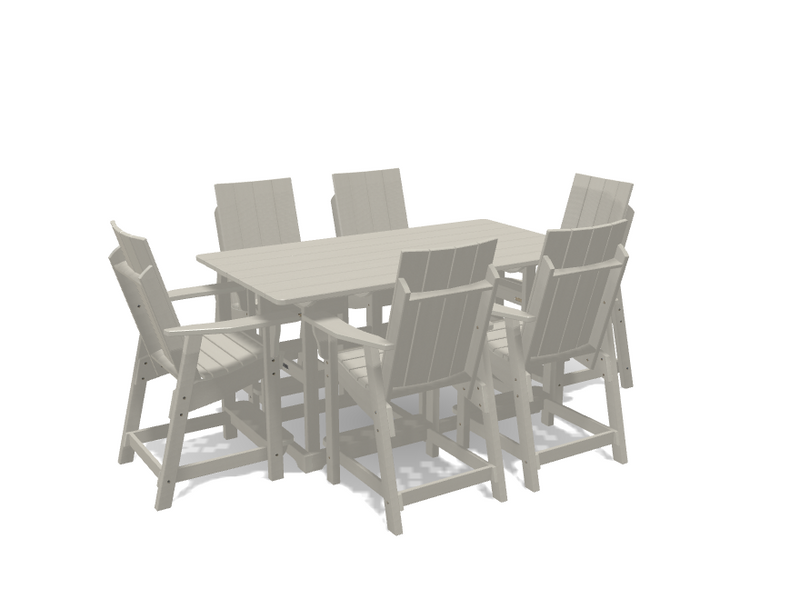 Krahn 6' Bistro Table with 6 Chairs - Deluxe