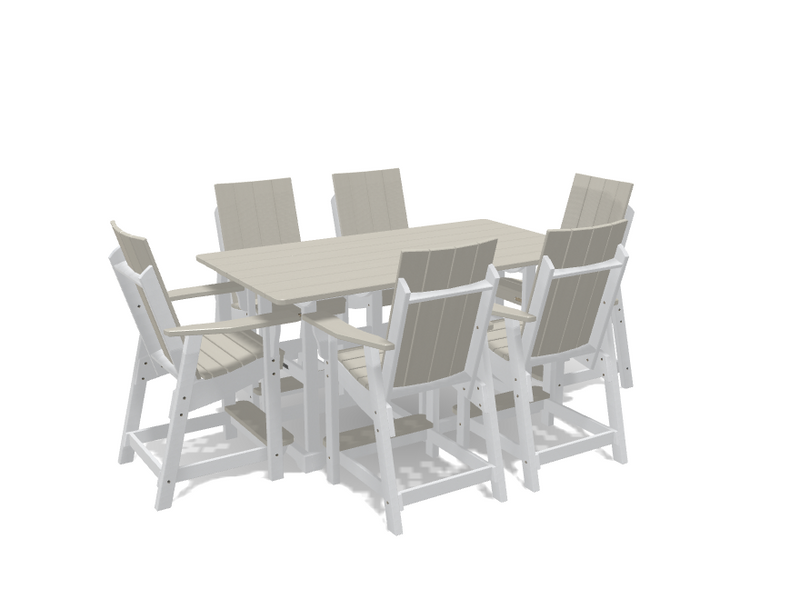 Krahn 6' Bistro Table with 6 Chairs - Deluxe