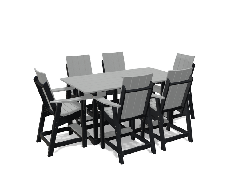 Krahn 6' Bistro Table with 6 Chairs - Deluxe