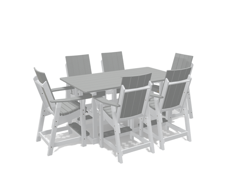 Krahn 6' Bistro Table with 6 Chairs - Deluxe