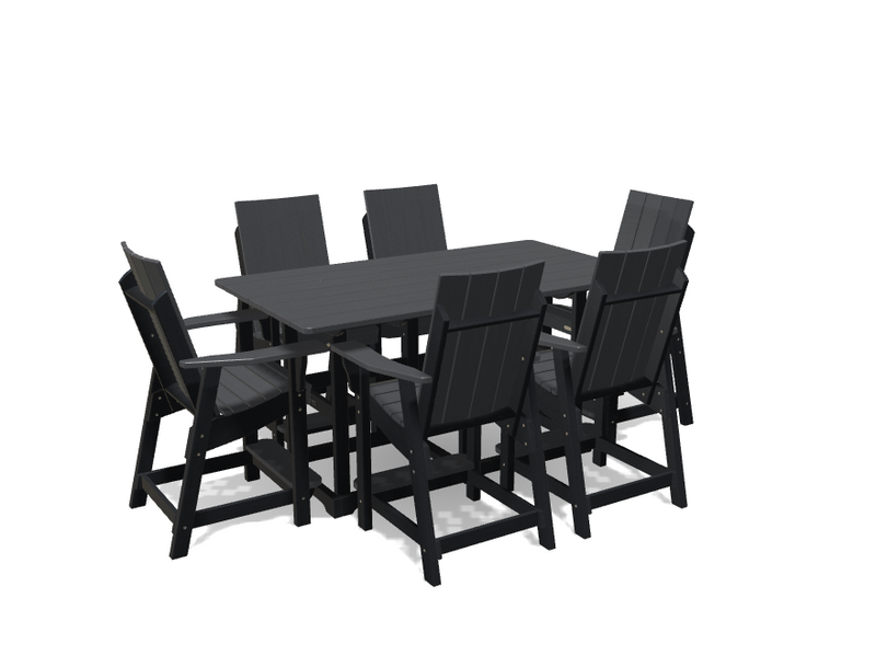 Krahn 6' Bistro Table with 6 Chairs - Deluxe
