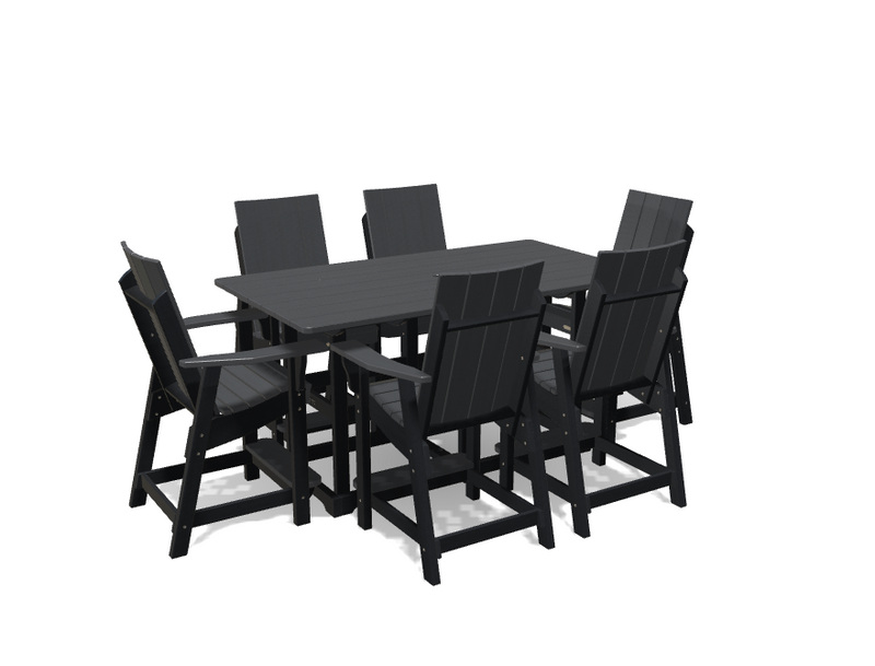 Krahn 6' Bistro Table with 6 Chairs - Deluxe