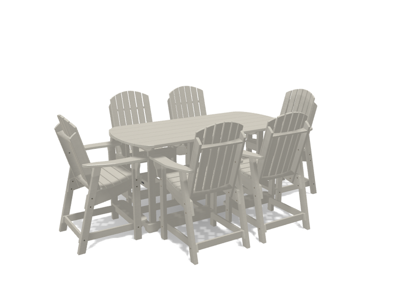 Krahn 6' Bistro Table Set with 6 Chairs