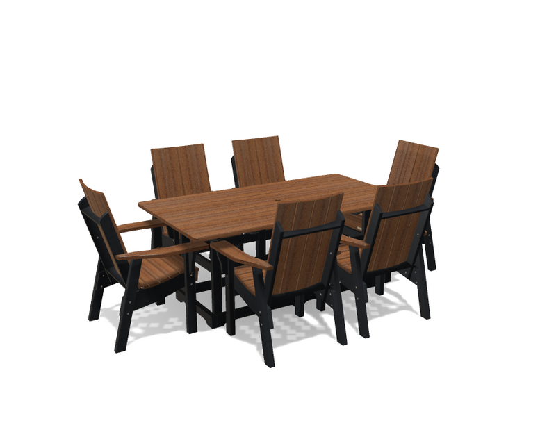 Krahn 40" x 72" Dining Table with 6 Chairs