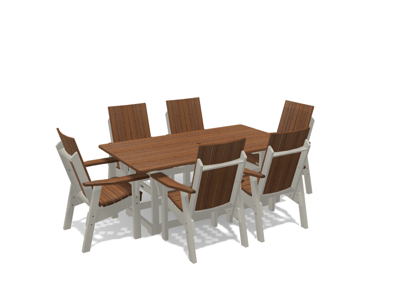 Krahn 40" x 72" Dining Table with 6 Chairs