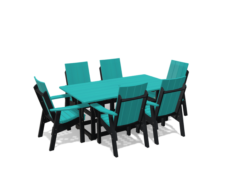 Krahn 40" x 72" Dining Table with 6 Chairs