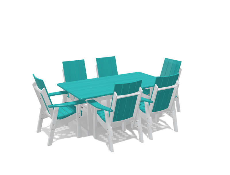 Krahn 40" x 72" Dining Table with 6 Chairs