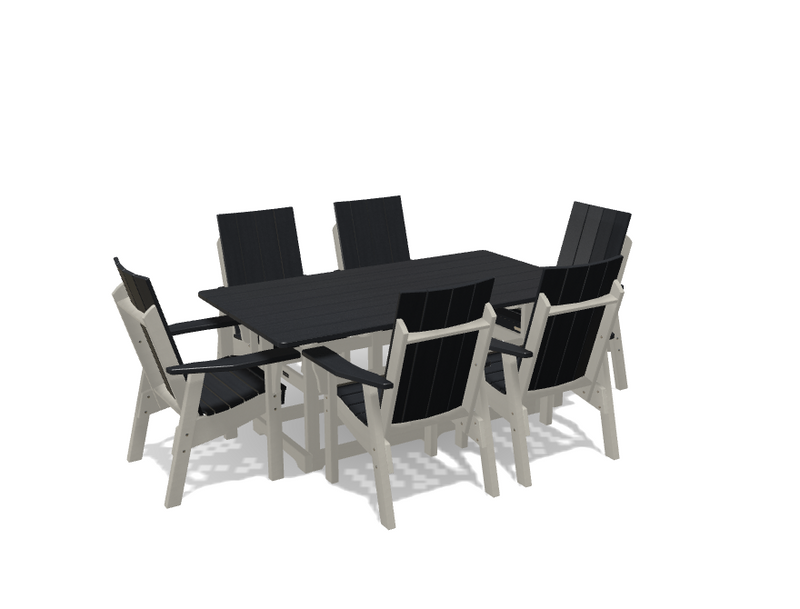Krahn 40" x 72" Dining Table with 6 Chairs