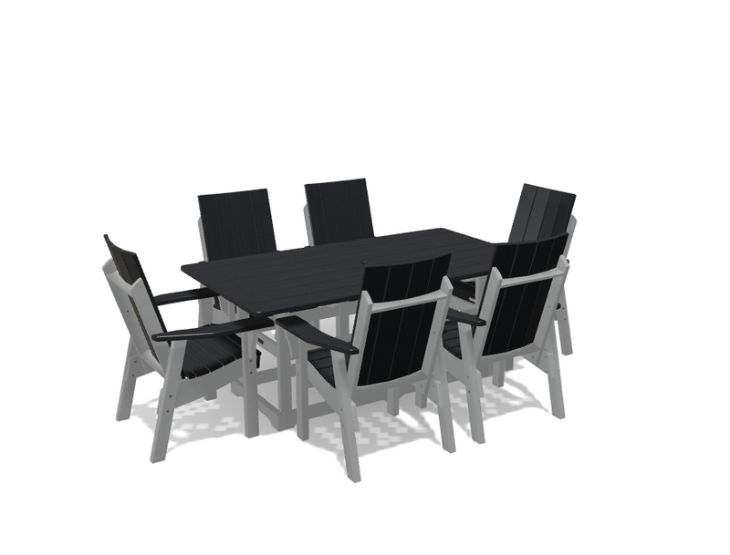 Krahn 40" x 72" Dining Table with 6 Chairs