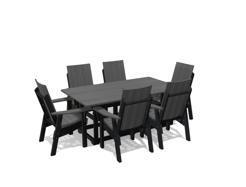 Krahn 40" x 72" Dining Table with 6 Chairs