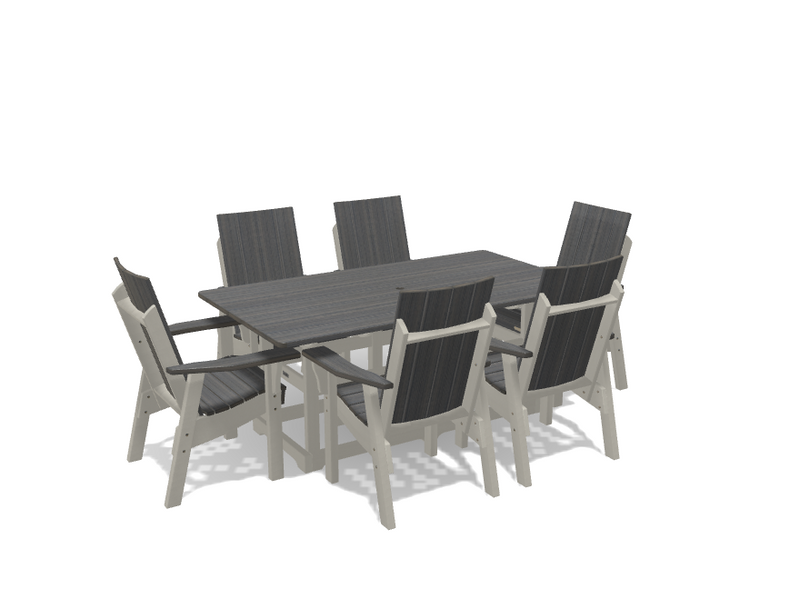 Krahn 40" x 72" Dining Table with 6 Chairs