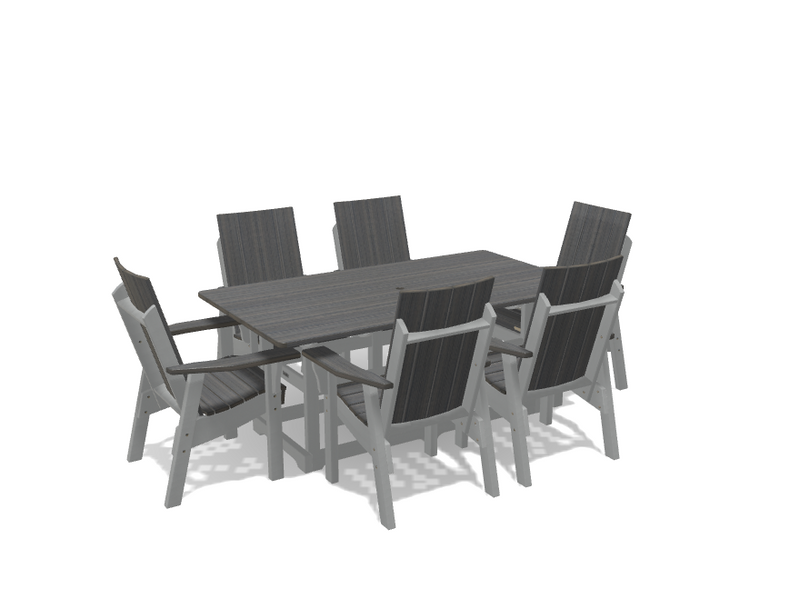 Krahn 40" x 72" Dining Table with 6 Chairs