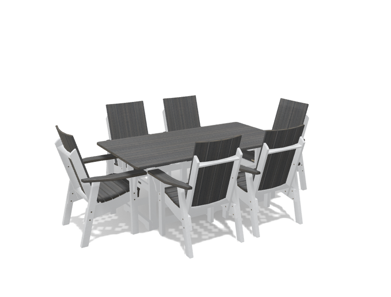 Krahn 40" x 72" Dining Table with 6 Chairs