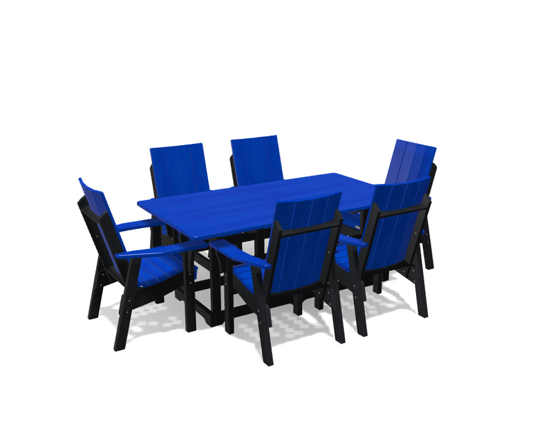 Krahn 40" x 72" Dining Table with 6 Chairs