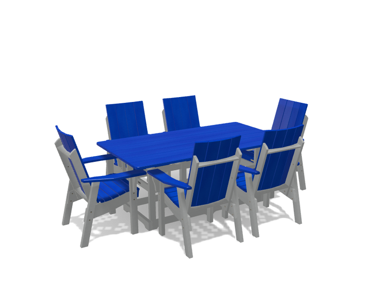 Krahn 40" x 72" Dining Table with 6 Chairs