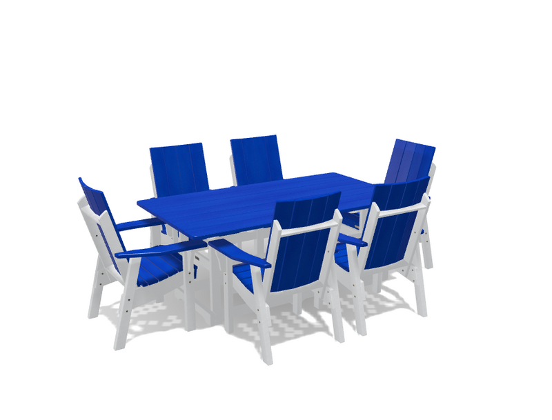 Krahn 40" x 72" Dining Table with 6 Chairs