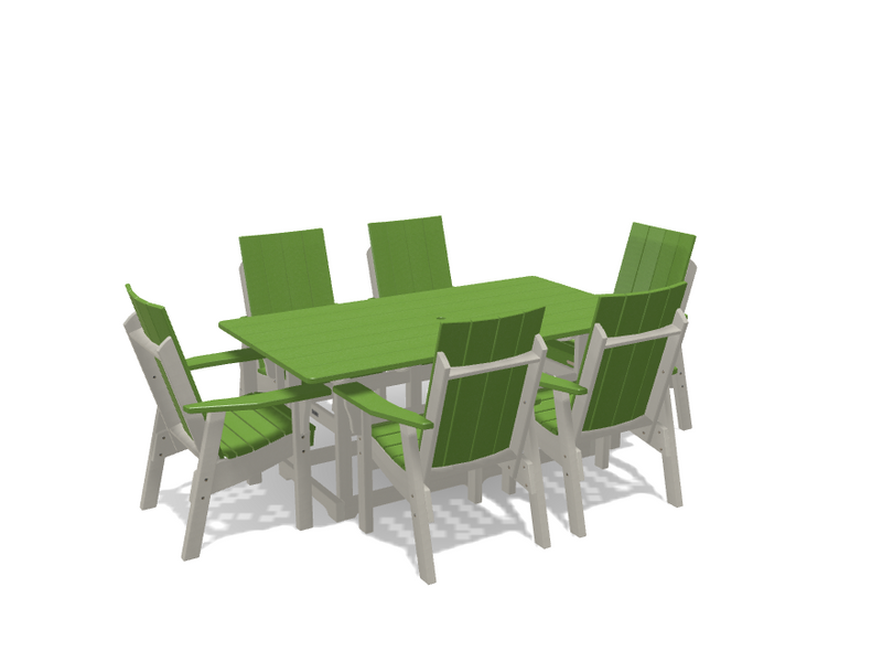 Krahn 40" x 72" Dining Table with 6 Chairs