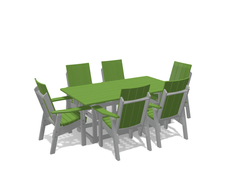 Krahn 40" x 72" Dining Table with 6 Chairs