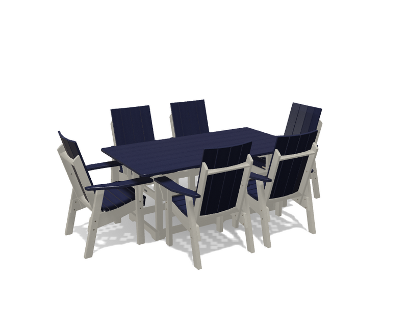Krahn 40" x 72" Dining Table with 6 Chairs