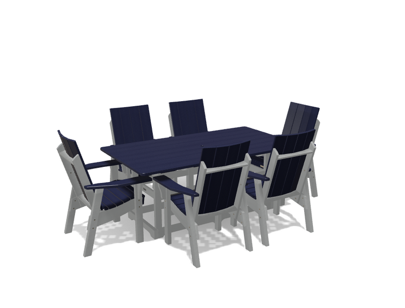 Krahn 40" x 72" Dining Table with 6 Chairs