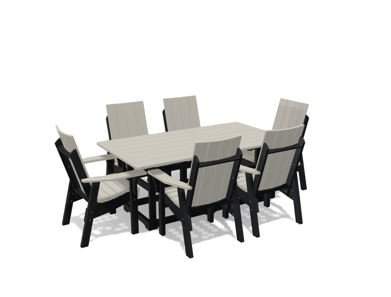 Krahn 40" x 72" Dining Table with 6 Chairs