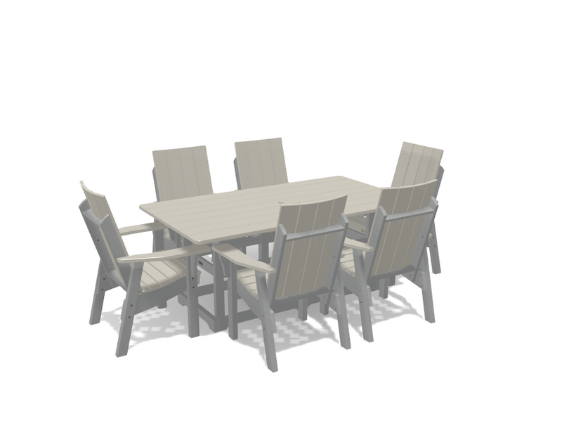 Krahn 40" x 72" Dining Table with 6 Chairs