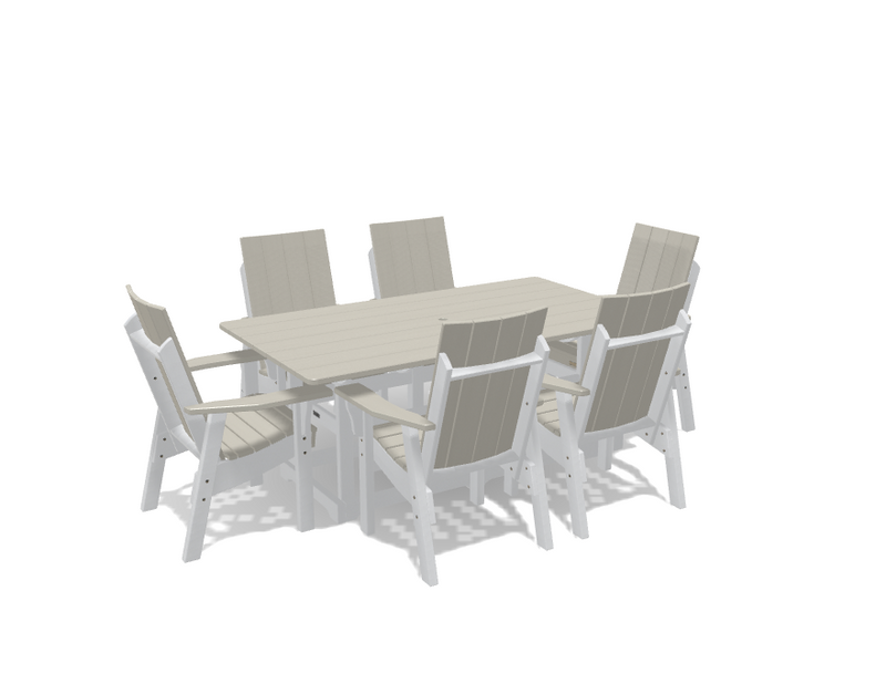 Krahn 40" x 72" Dining Table with 6 Chairs