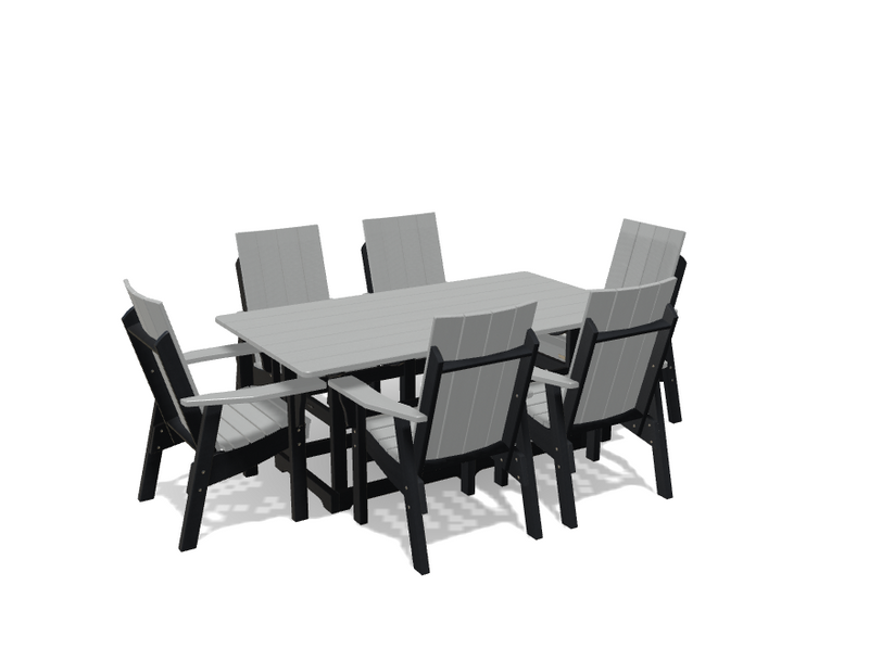 Krahn 40" x 72" Dining Table with 6 Chairs