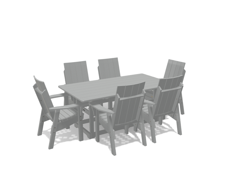 Krahn 40" x 72" Dining Table with 6 Chairs