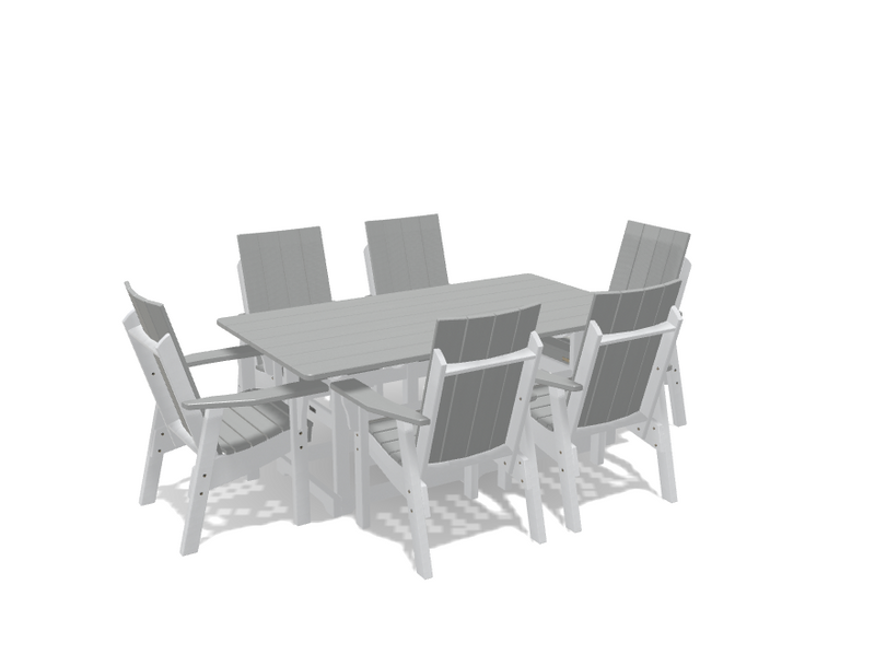 Krahn 40" x 72" Dining Table with 6 Chairs