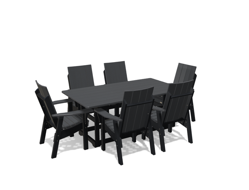 Krahn 40" x 72" Dining Table with 6 Chairs