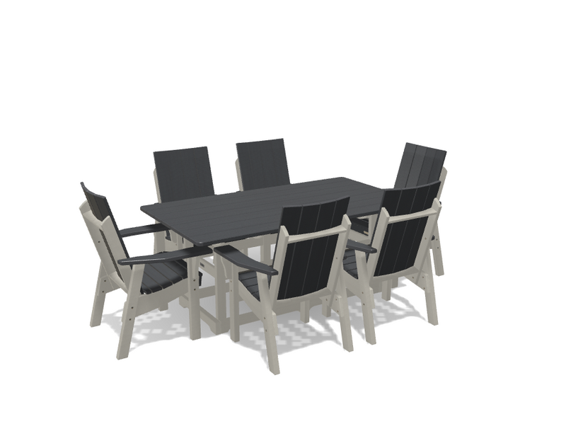 Krahn 40" x 72" Dining Table with 6 Chairs
