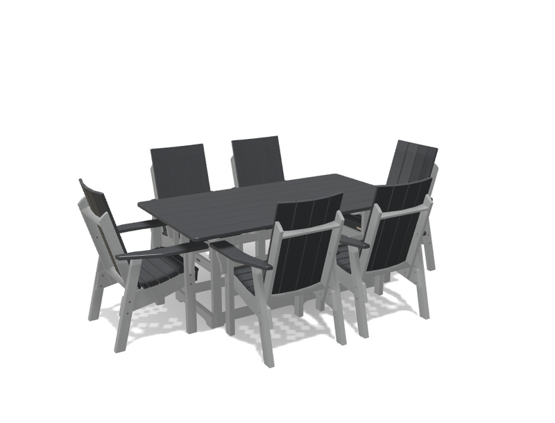 Krahn 40" x 72" Dining Table with 6 Chairs