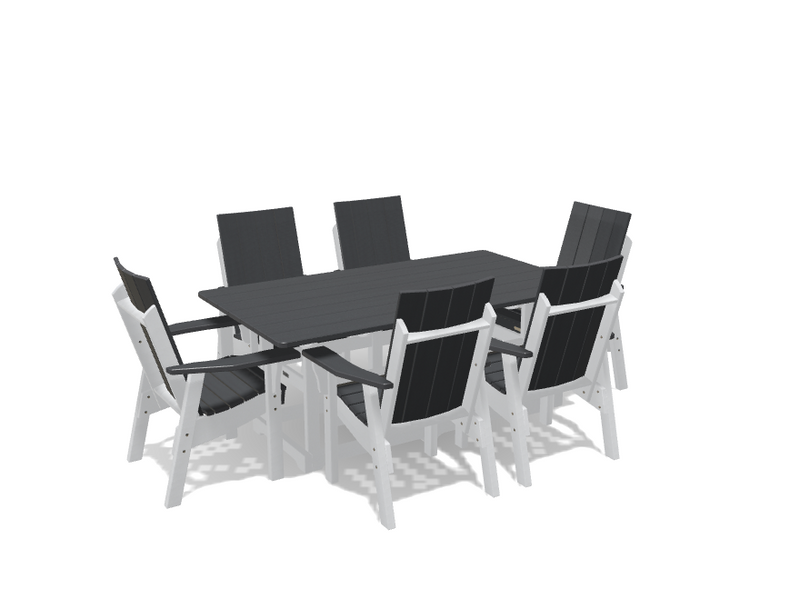 Krahn 40" x 72" Dining Table with 6 Chairs